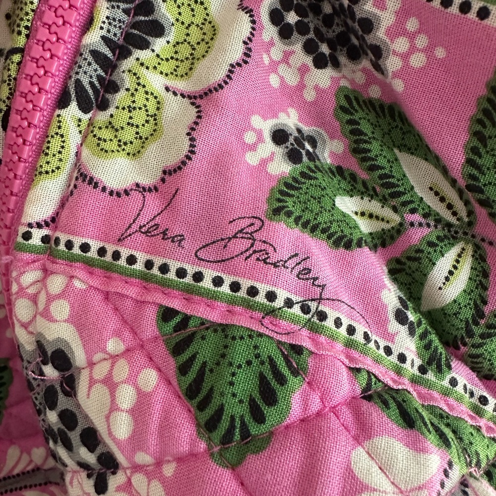 Vera Bradley Priscilla Pink Duffle Bag - Picture 3 of 6